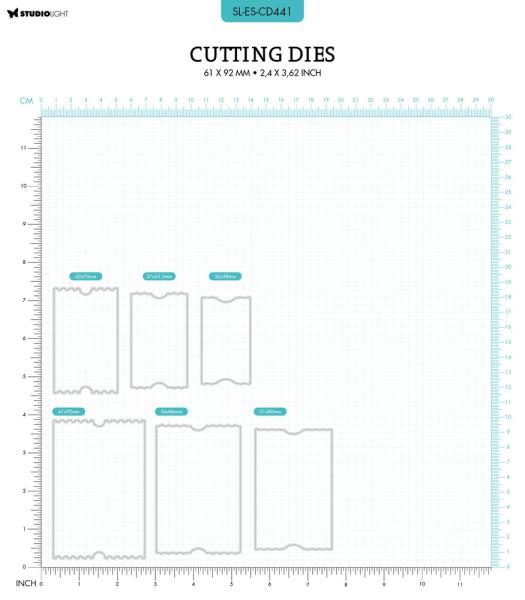 Studio Light - Dies -  Ticket Nested Shape - Stanze