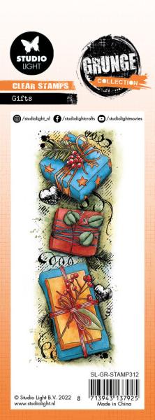 Studio Light - Clear Stamp Grunge collection -  Gifts  - Stempel