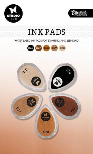 Studio Light - Ink Pads - Shades Of Brown  - Stempelkissen