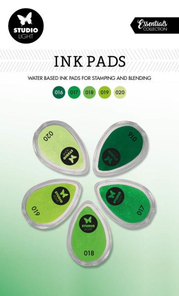 Studio Light - Ink Pads - Shades of Green  - Stempelkissen