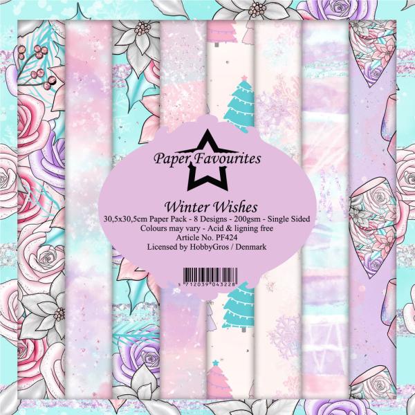 Paper Favourites - "  Winter Wishes  " - Paper Pack - 12x12 Inch