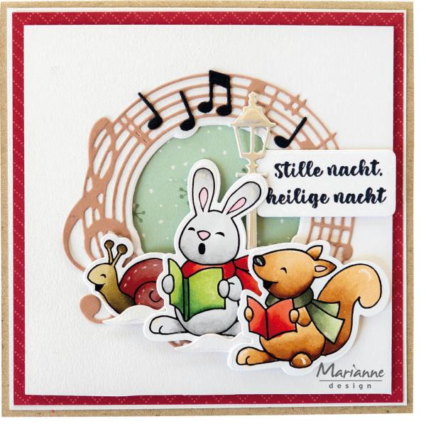 Marianne Design Creatables - Dies -  Music Circle  - Präge - und Stanzschablone 