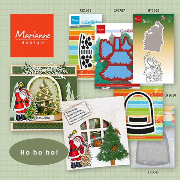 Marianne Design - Clear Stamp & Die - Hetty's Santa  - Stempel & Stanze