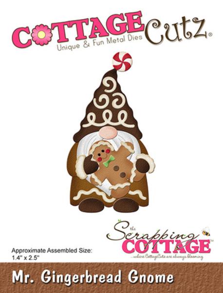 Scrapping Cottage - Dies - Mr. Gingerbread Gnome - Stanze