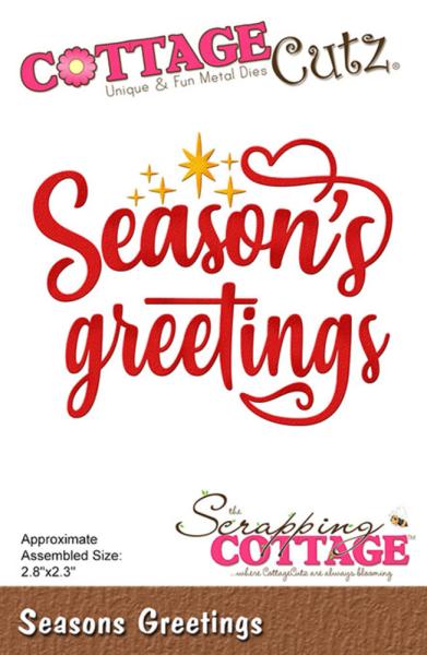 Scrapping Cottage - Dies - Seasons Greetings - Stanze