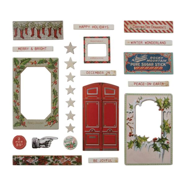 Tim Holtz - Idea Ology " Baseboards Christmas" - Die Cuts