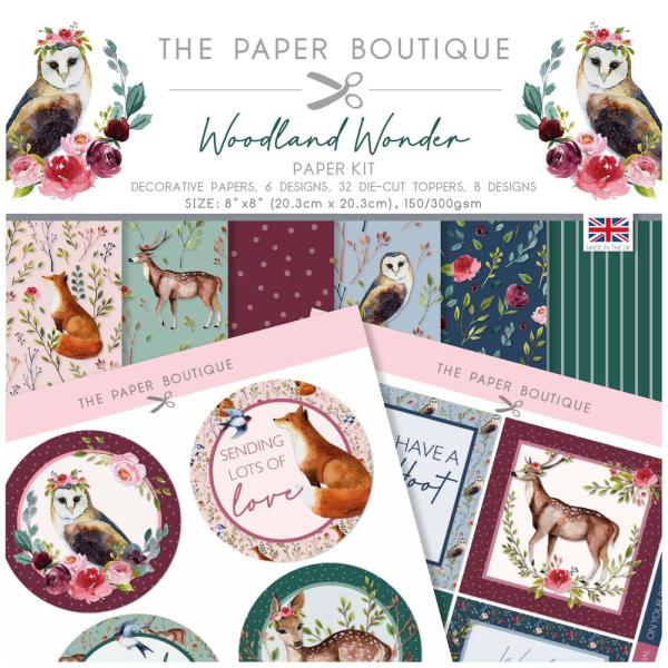 The Paper Boutique - Paper Kit - Woodland Wonder  - Die Cut Toppers - Designpapier 