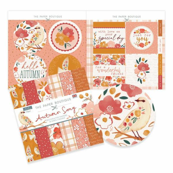 The Paper Boutique - Paper Kit - Autumn Song - Die Cut Toppers - Designpapier 