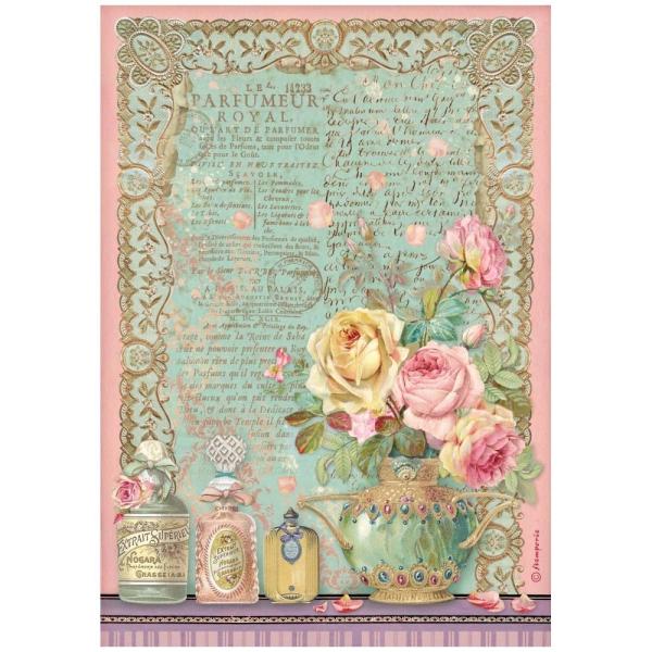 Stamperia "Parfumeur Royal " A4 Decoupage / Decopatch Papier 