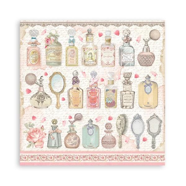 Stamperia "Rose Parfum " 8x8" Paper Pack - Cardstock