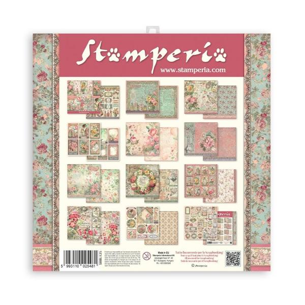 Stamperia "Rose Parfum" 12x12" Paper Pack - Cardstock