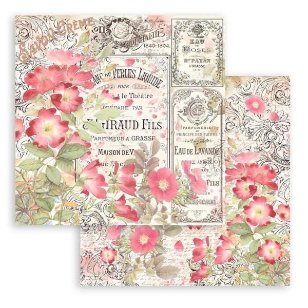 Stamperia "Rose Parfum" 12x12" Paper Pack - Cardstock