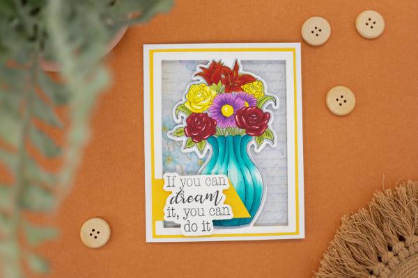 Gemini - Stamp & Dies -  A Special Bouquet  - Stempel & Stanze 