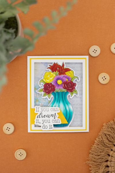 Gemini - Stamp & Dies -  A Special Bouquet  - Stempel & Stanze 