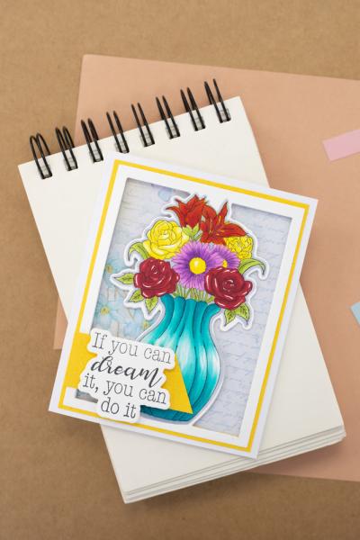 Gemini - Stamp & Dies -  A Special Bouquet  - Stempel & Stanze 