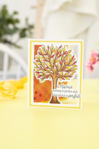 Gemini - Stamp & Dies - Beautiful Branches  - Stempel & Stanze 