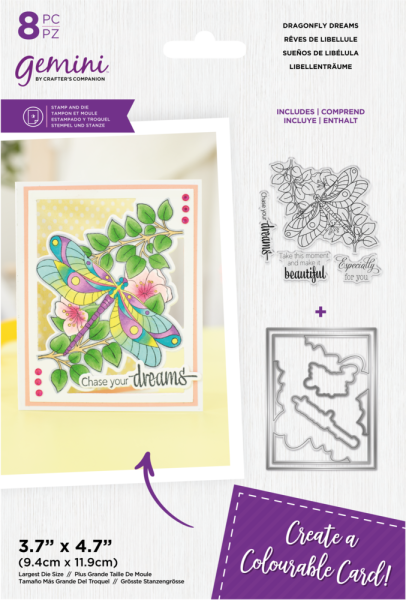 Gemini - Stamp & Dies -  Dragonfly Dreams  - Stempel & Stanze 