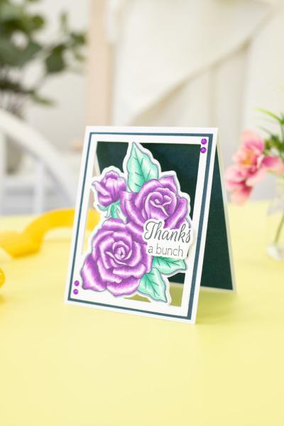 Gemini - Stamp & Dies -  Sweet Roses  - Stempel & Stanze 