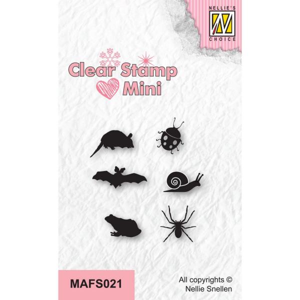 Nellie's Choice - Mini Clear Stamp - " Critters-2 " - Stempel