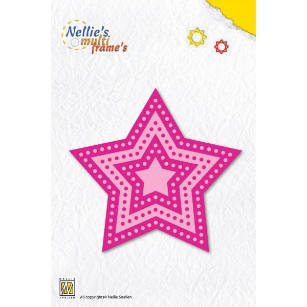 Nellie's Choice - Multiframe Dies - "  Star-3 " - Stanze