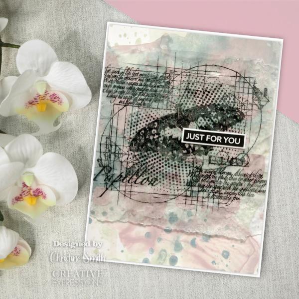 Creative Expressions - Rubber Stamp -  Papillon Dreams - Gummistempel