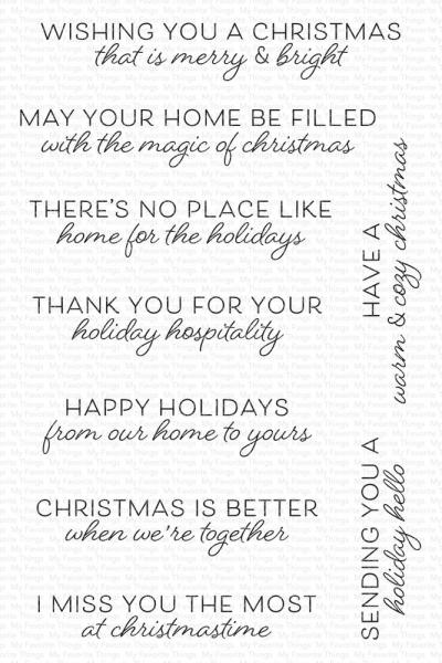 My Favorite Things Stempelset "Home for the Holidays" Clear Stamp