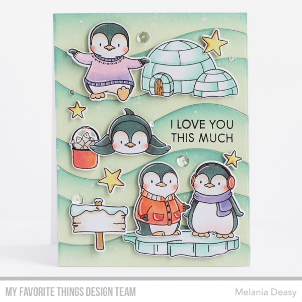 My Favorite Things Stempelset "Playful Penguins" Clear Stamp Set