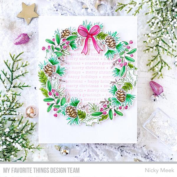 My Favorite Things Stempelset "Winter Greenery" Clear Stamp Set