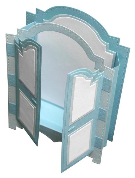 Studio Light - Dies -  3D Closet Card Shape  - Stanze