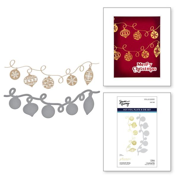 Spellbinders Hotfoil Plate - Ornament String 