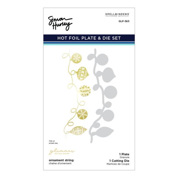 Spellbinders Hotfoil Plate - Ornament String 