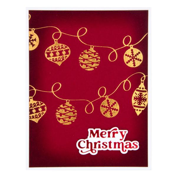 Spellbinders Hotfoil Plate - Ornament String 