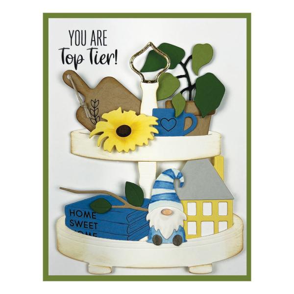 Spellbinders Dies "Tiered Tray Decor" Stanzschablonen