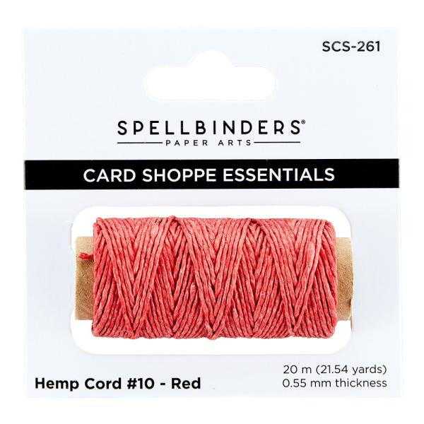 Spellbinders  "Red Hemp Cord" - Kordel - Band 