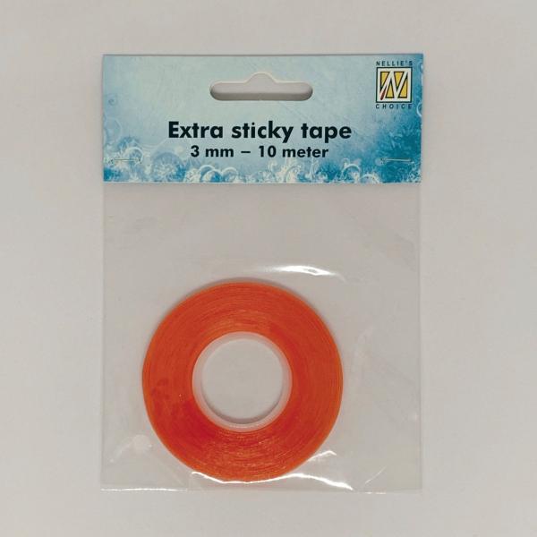 Nellie's Choice - "  Extra Sticky Tape " -  3mm - doppelseitiges Klebeband 