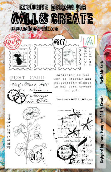 AALL and Create - Stamp -  Write Me Back  - Stempel A5