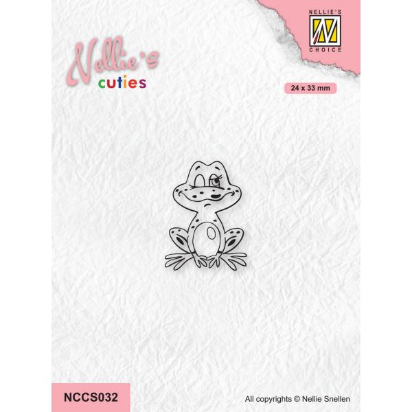 Nellie's Choice - Nellie´s Cuties Clear Stamp - " Frog-2 " - Stempel