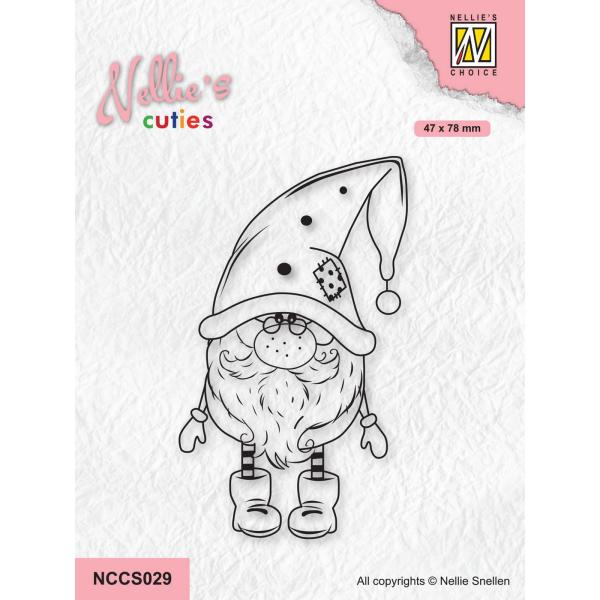 Nellie's Choice - Nellie´s Cuties Clear Stamp - " Christmas Gnome " - Stempel