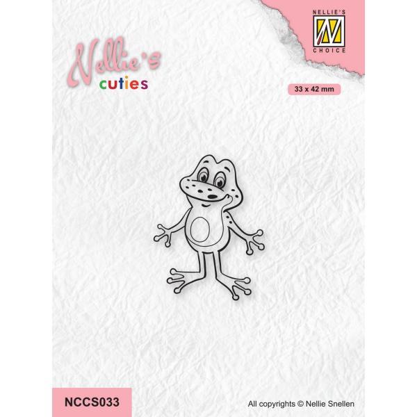 Nellie's Choice - Nellie´s Cuties Clear Stamp - " Frog-3 " - Stempel