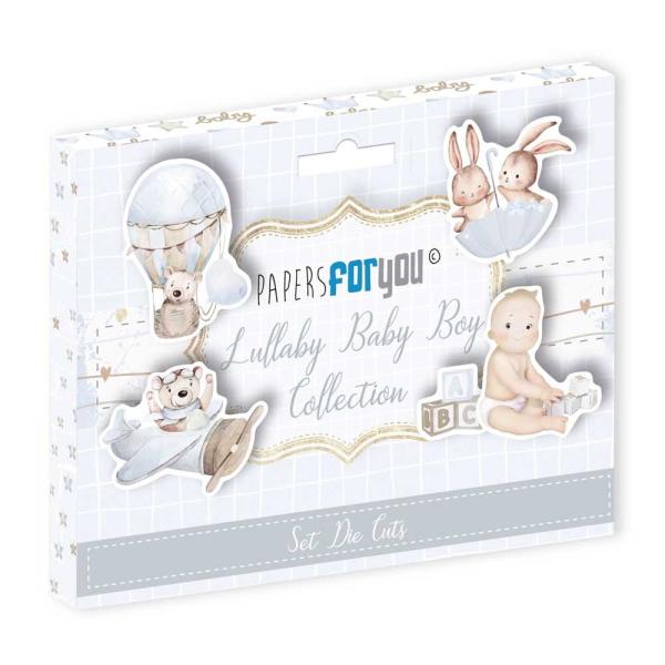 Papers For You - Die Cuts - Lullaby Baby Boy - Stanzteile