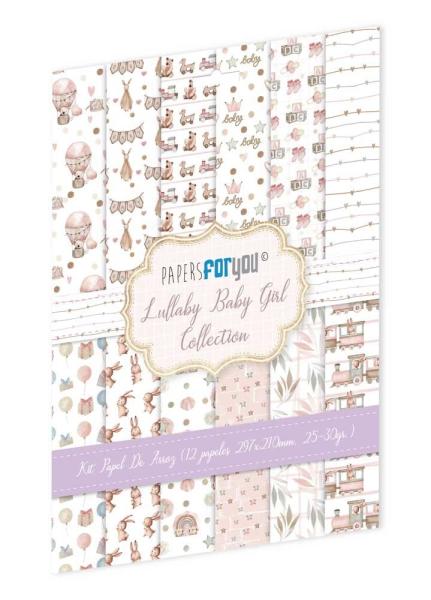 Paper For you - Rice Paper Kit -  Lullaby Baby Girl  - Decoupage