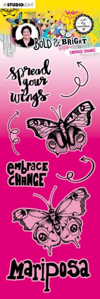 Art By Marlene - Bold & Bright Clear Stamp -  Embrace Change  - Stempel