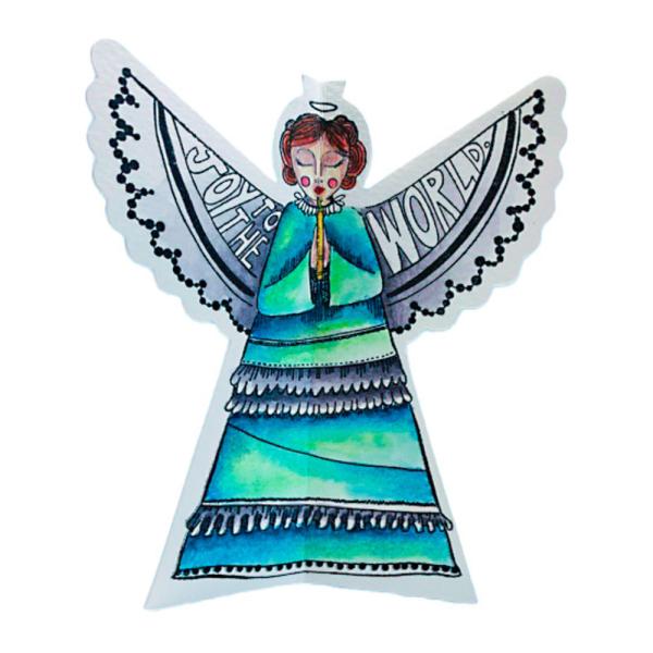 Art By Marlene - Christmas Essentials Clear Stamp - Guardian Angel  - Stempel