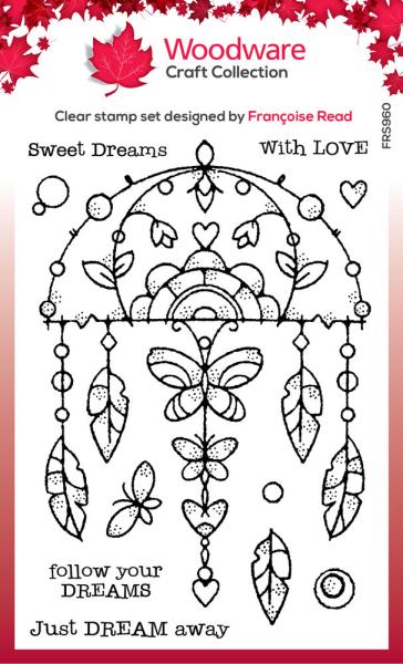 Woodware - Clear Stamps - Garden Dream Catcher  - Stempel 