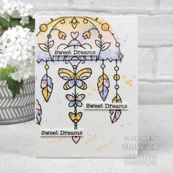 Woodware - Clear Stamps - Garden Dream Catcher  - Stempel 