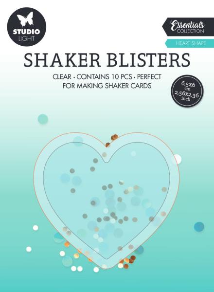 Studio Light - Shaker Blister Heart Shape  - Schüttelkarten