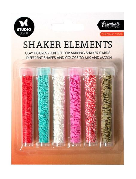 Studio Light - Shaker Elements -  Christmas Candy  - Pailetten - Streuteile