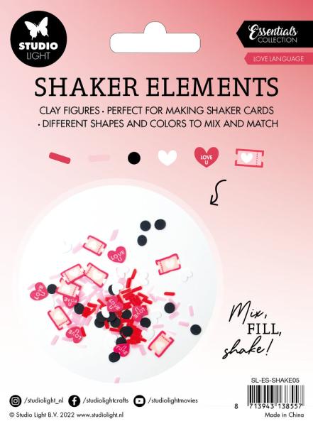 Studio Light - Shaker Elements -  Love Language  - Pailetten - Streuteile