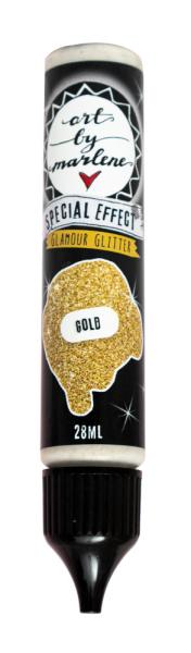 Art By Marlene - Glitzerfarbe - Special Effect Glamour Glitter "Gold" 28ml