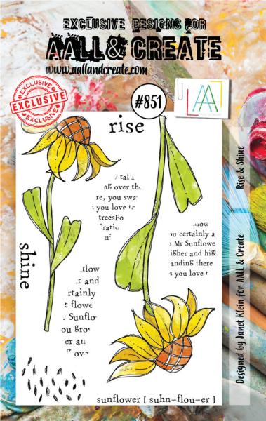 AALL and Create - Stamp -  Rise & Shine  - Stempel A7